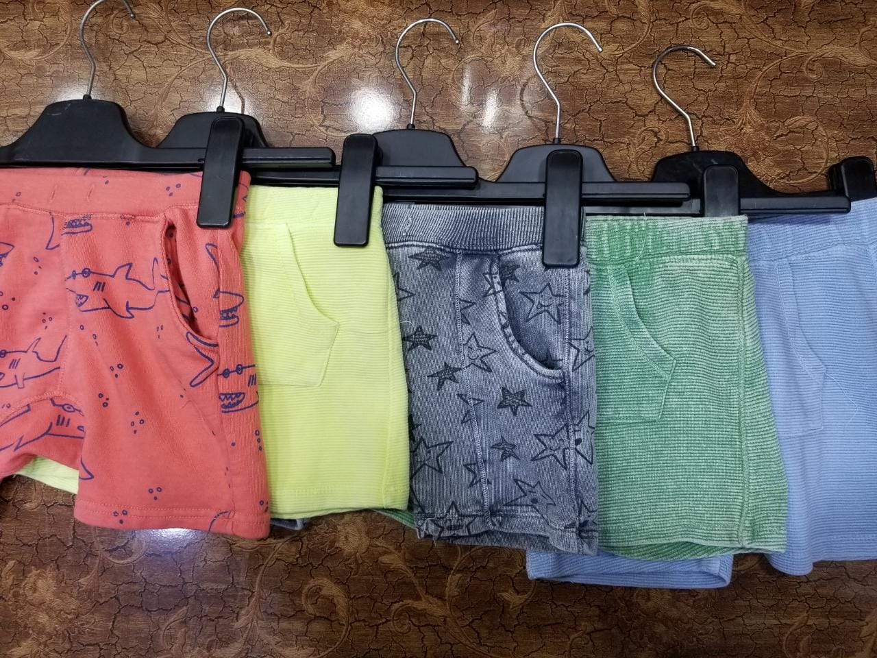 Mineral wash garments